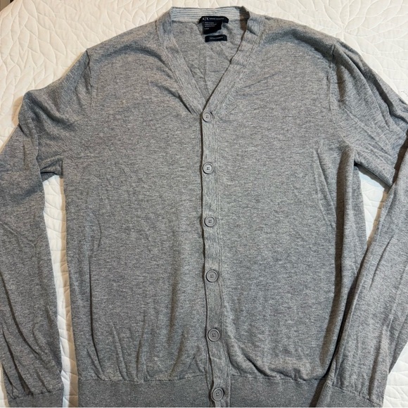 Armani Exchange cotton cashmere cardigan size L - Picture 3 of 11